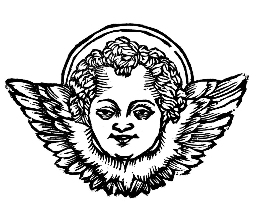 Cherub Image with Halo