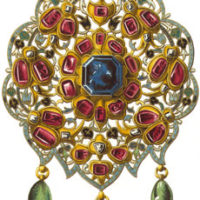 jewelry with colored jewels