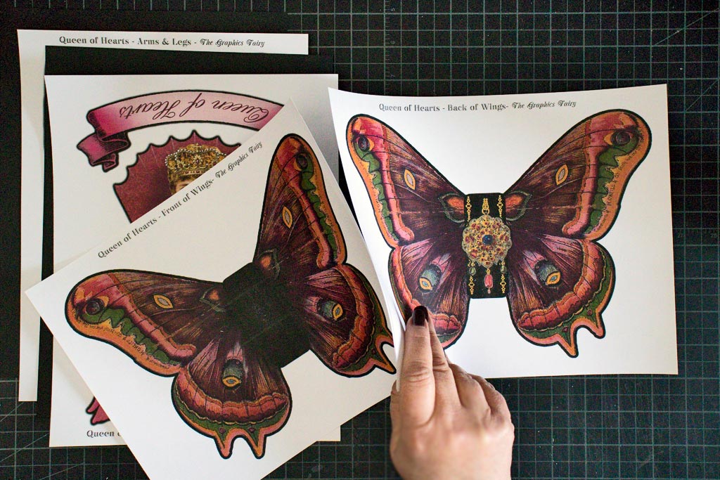 butterflies printed