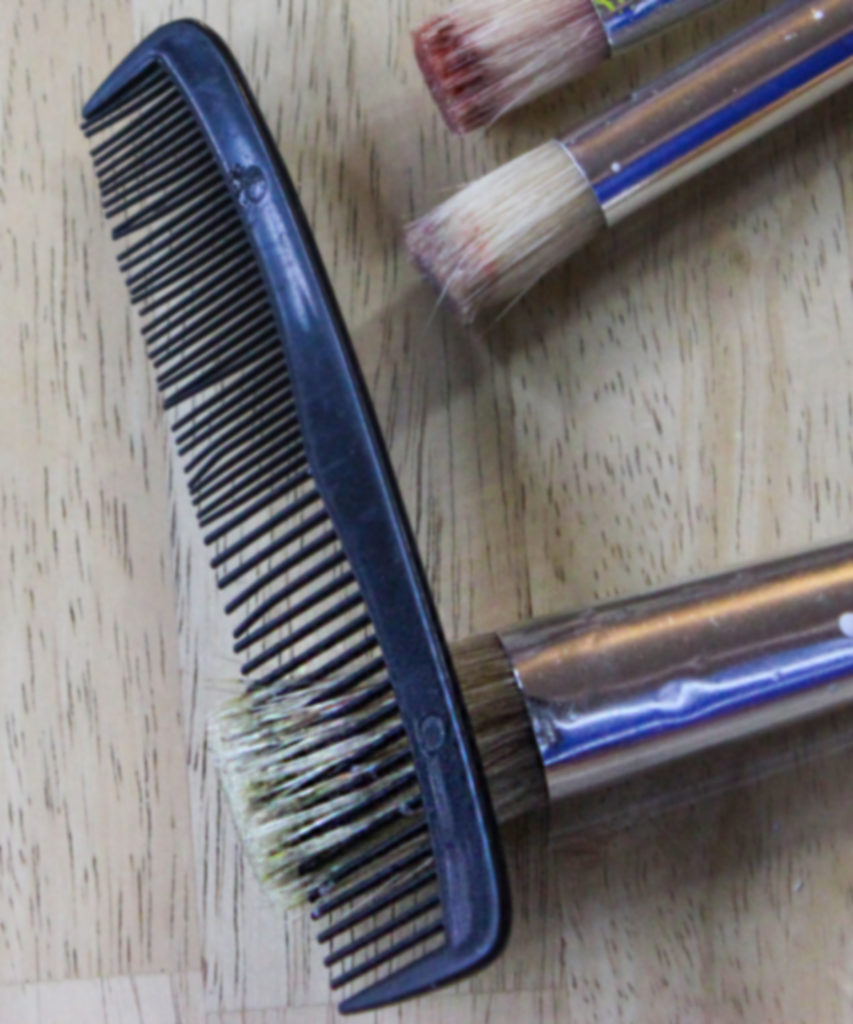 painbrushes with comb