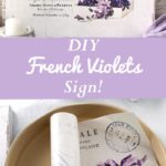 French Violets Sign