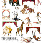 circus themed collage