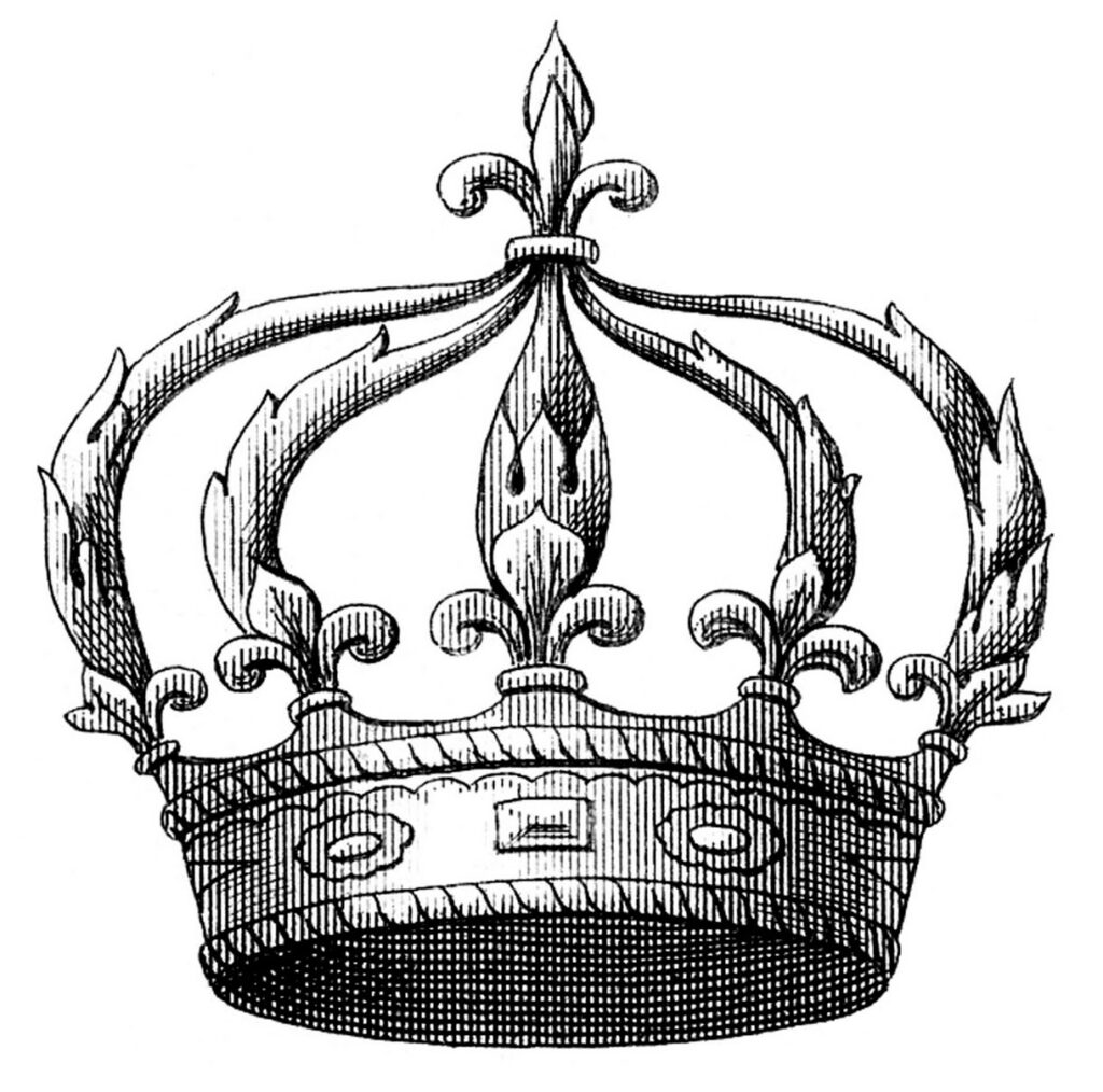 Fleur de Lis crown