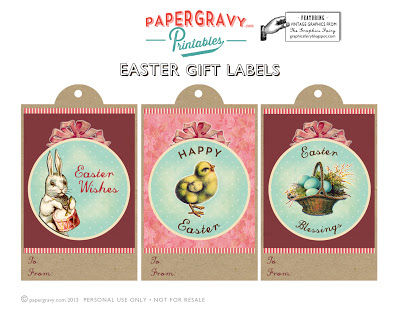 Free Easter Tags