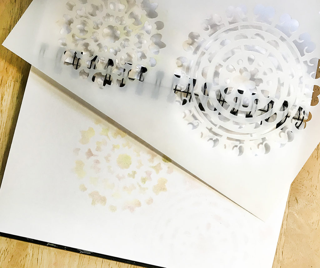 Quick Stenciled Greeting Cards!