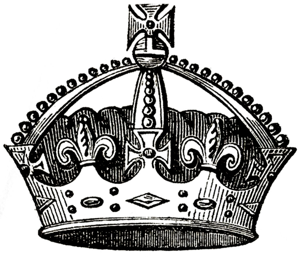 Vintage Crown Clipart Image