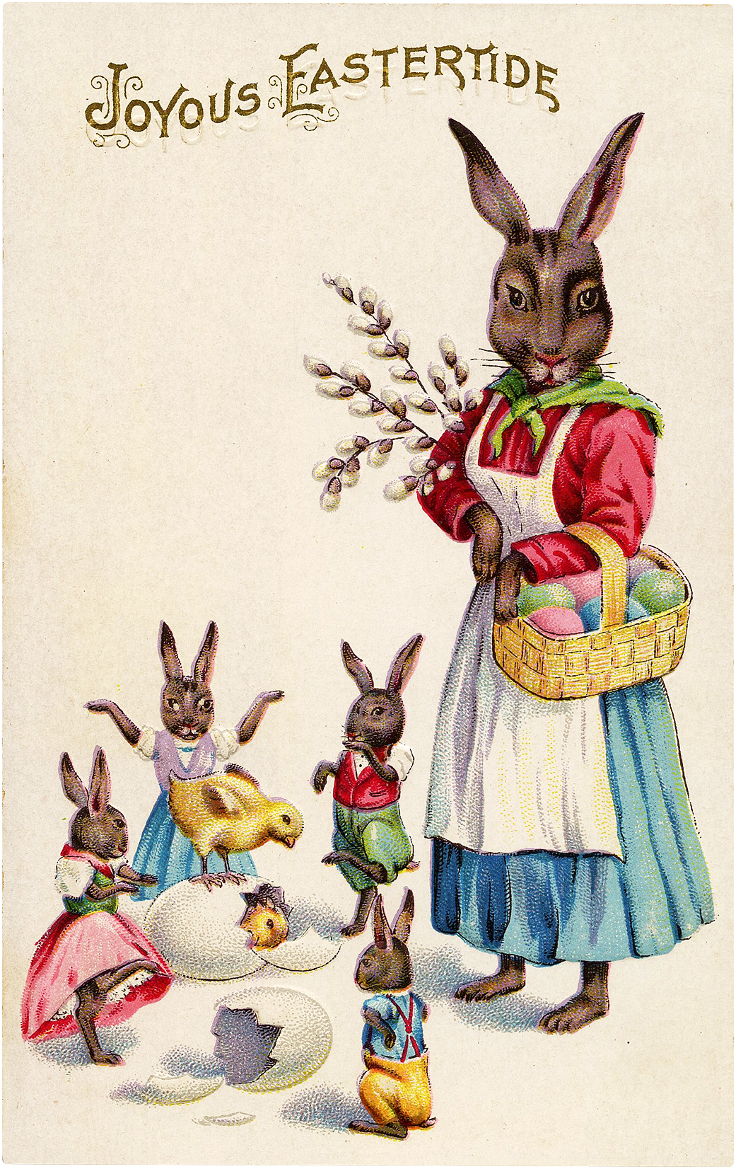 vintage easter bunnies