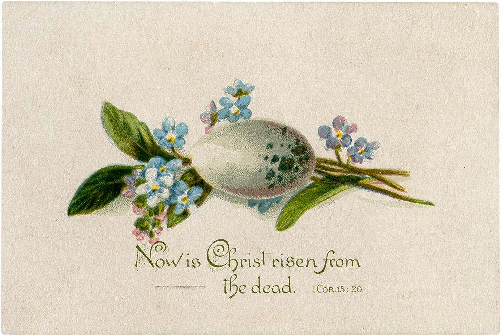 Speckled Easter Bible Quote Image