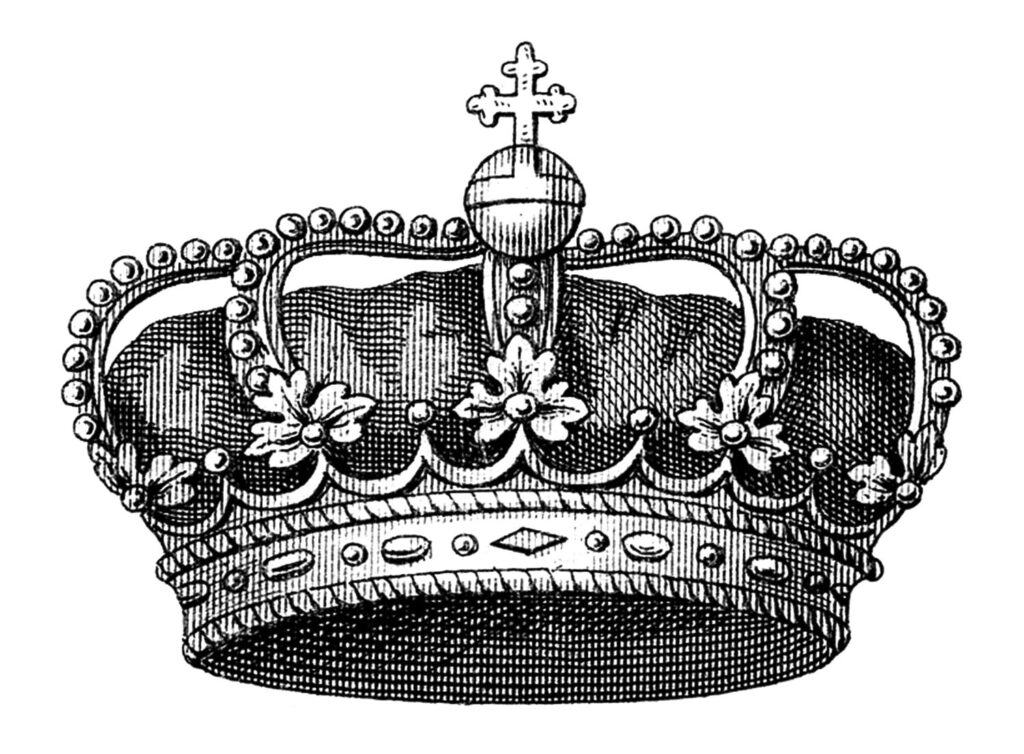 Vintage Princess Crown Clipart