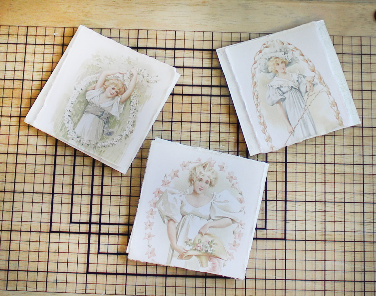 French Spring Mixed Media Tiles Tutorial! - The Graphics Fairy