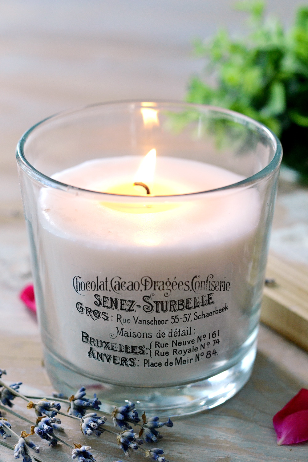 DIY Clear French Labels Project + free printable 