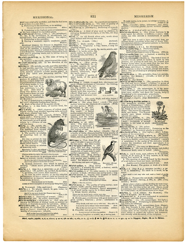 10 Vintage Dictionary Pages to Print