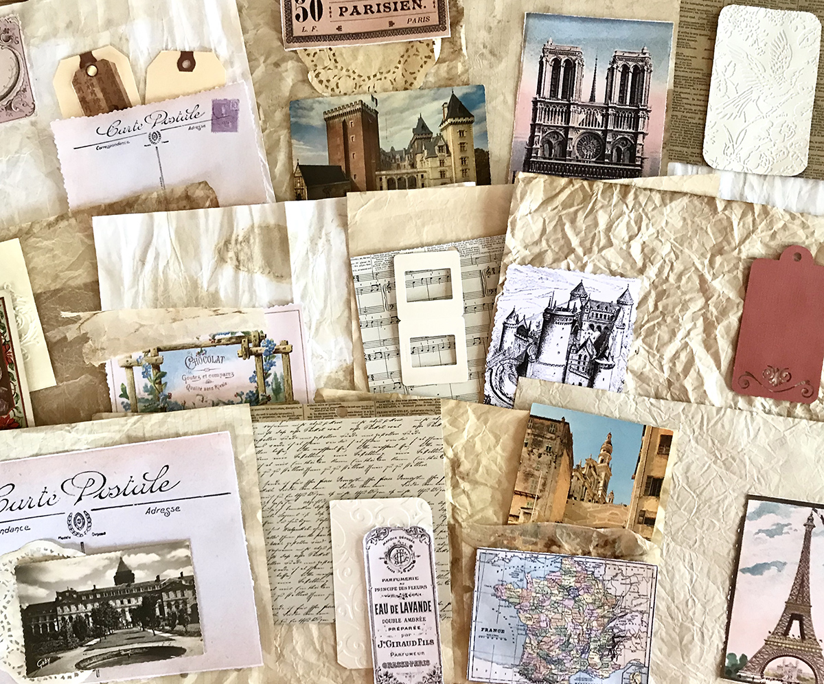 Junk Journaling Collection: Flea MArket Fancy: Junk Journaling and Art  Journaling Ephemera, Paper, Tags and More