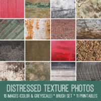 collage of textures