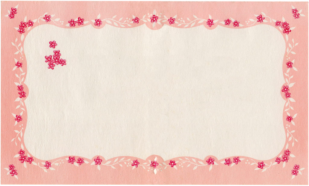 Pink Floral Graphics Set