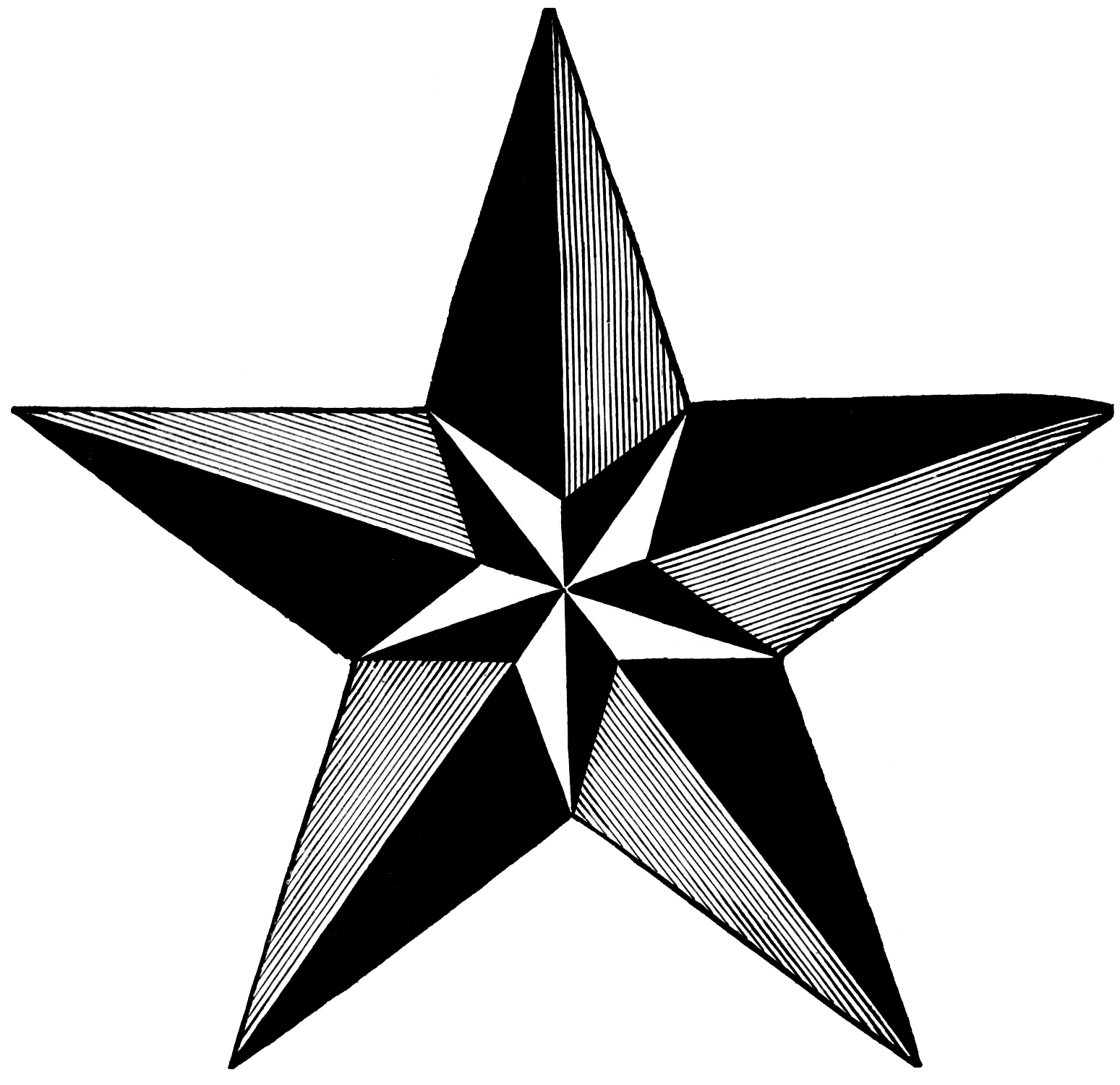 white stars clip art