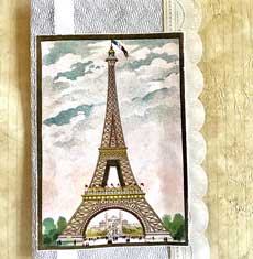 eiffel tower journal page