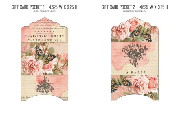Pockets with flowers