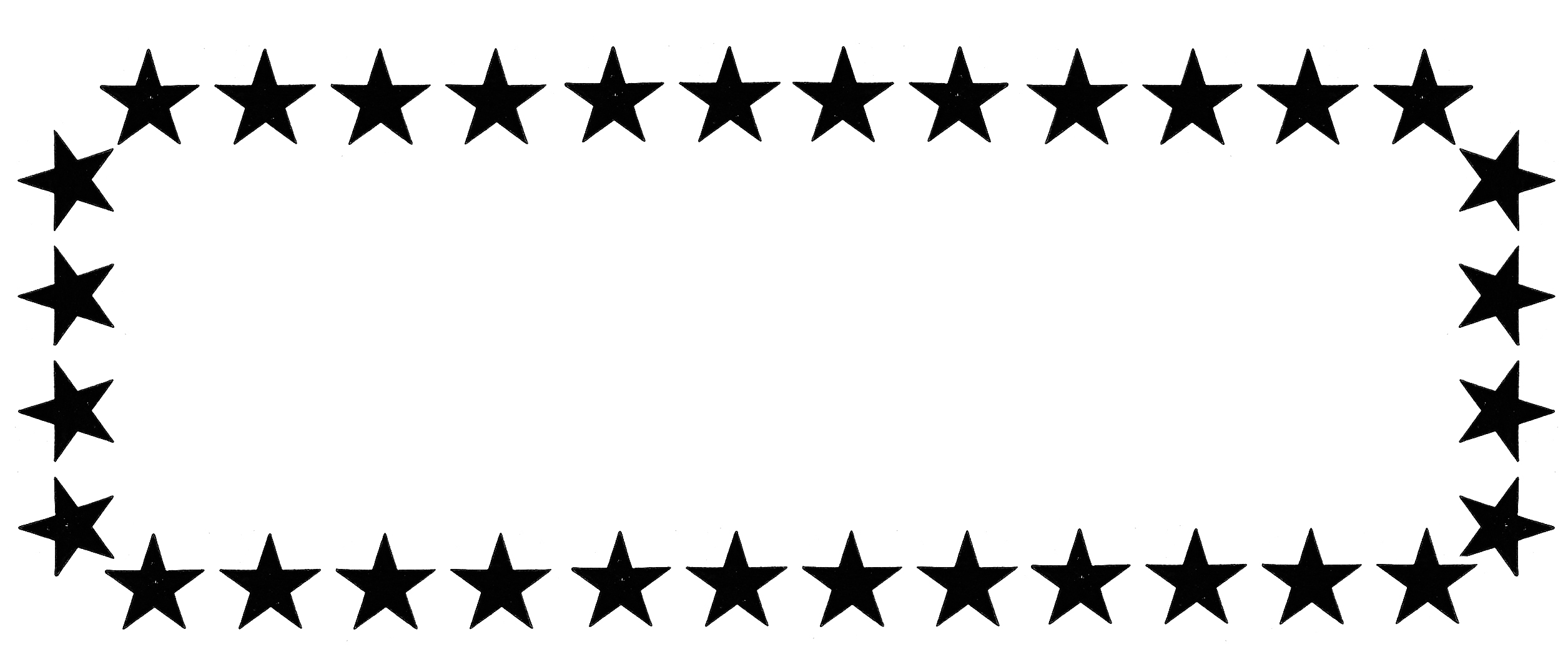 star clipart black and white