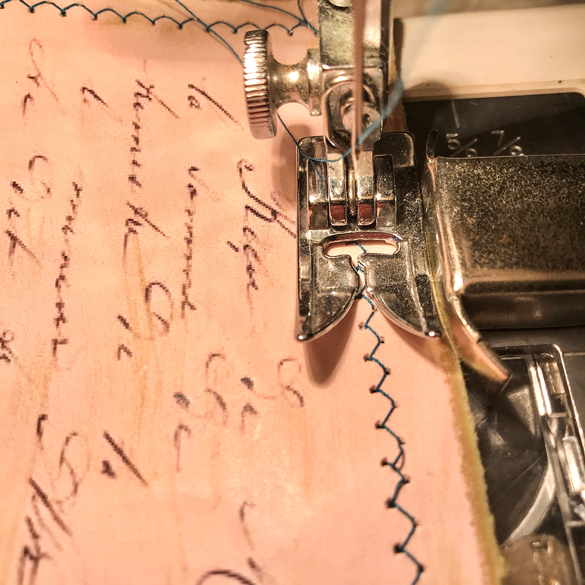 sewing paper with sewing machine