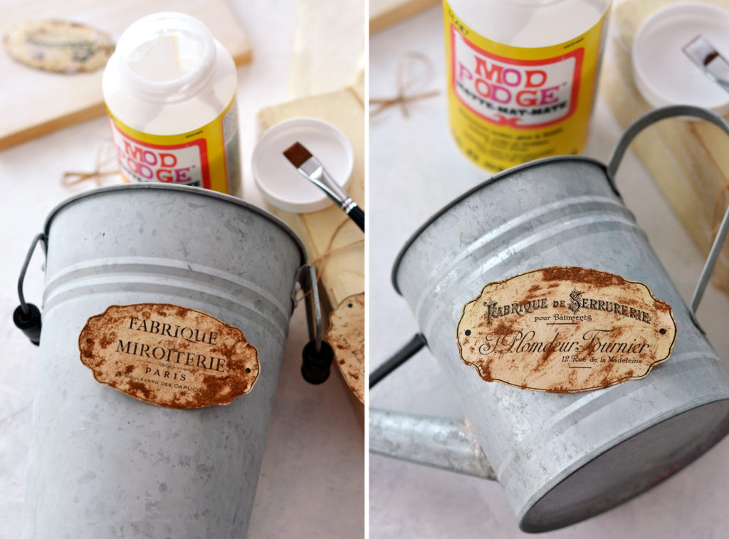 Adding Rust Labels to Metal pots