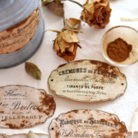 rusty french labels