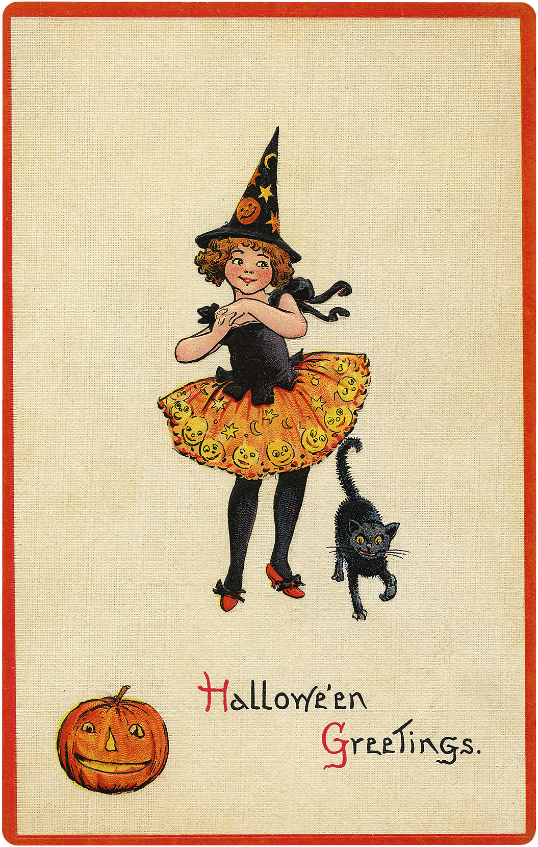 cutest-vintage-witch-costume-halloween-postcard-the-graphics-fairy