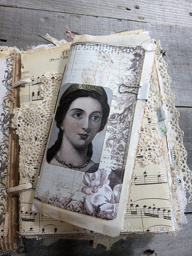Vintage Junk Journal with Medieval Theme