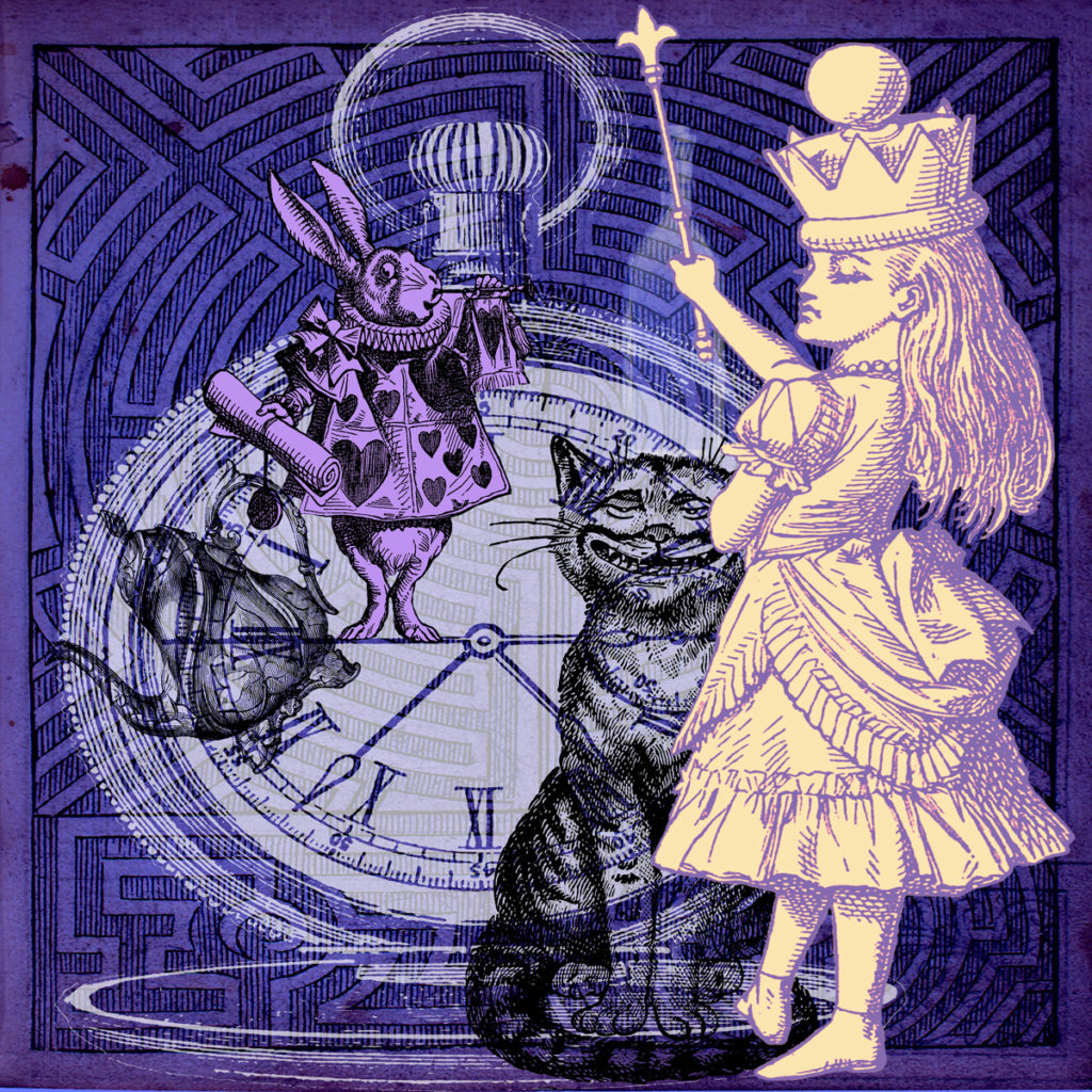 Photoshop Elements Surreal Alice in Wonderland Collage