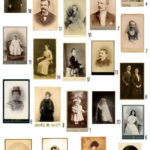 Antique photos of people collage