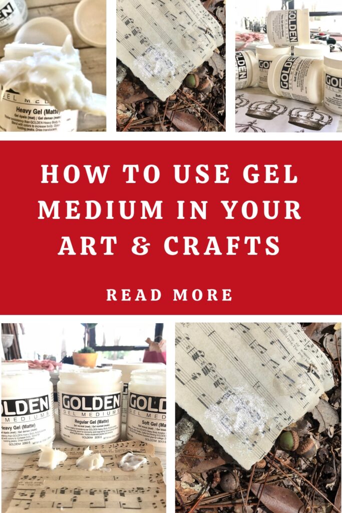 How to use Gel Medium in your Art Pin