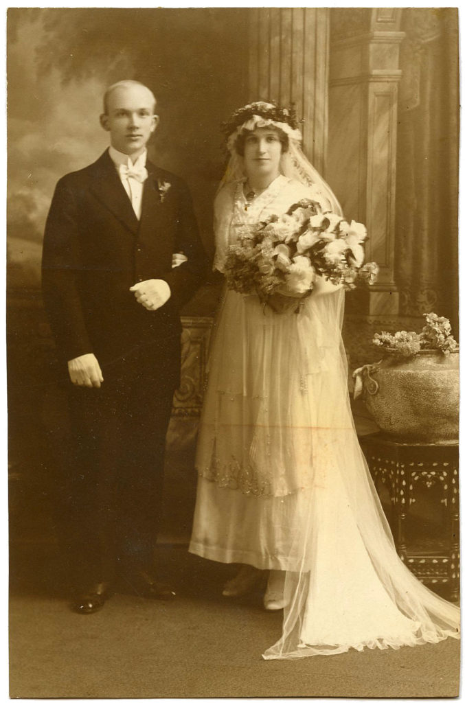 Antique Photo Bride and Groom