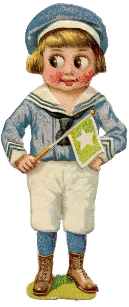 Sailor Boy Image with Google Eyes