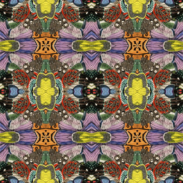 Kaleidoscope pattern created with Photoshop Elements