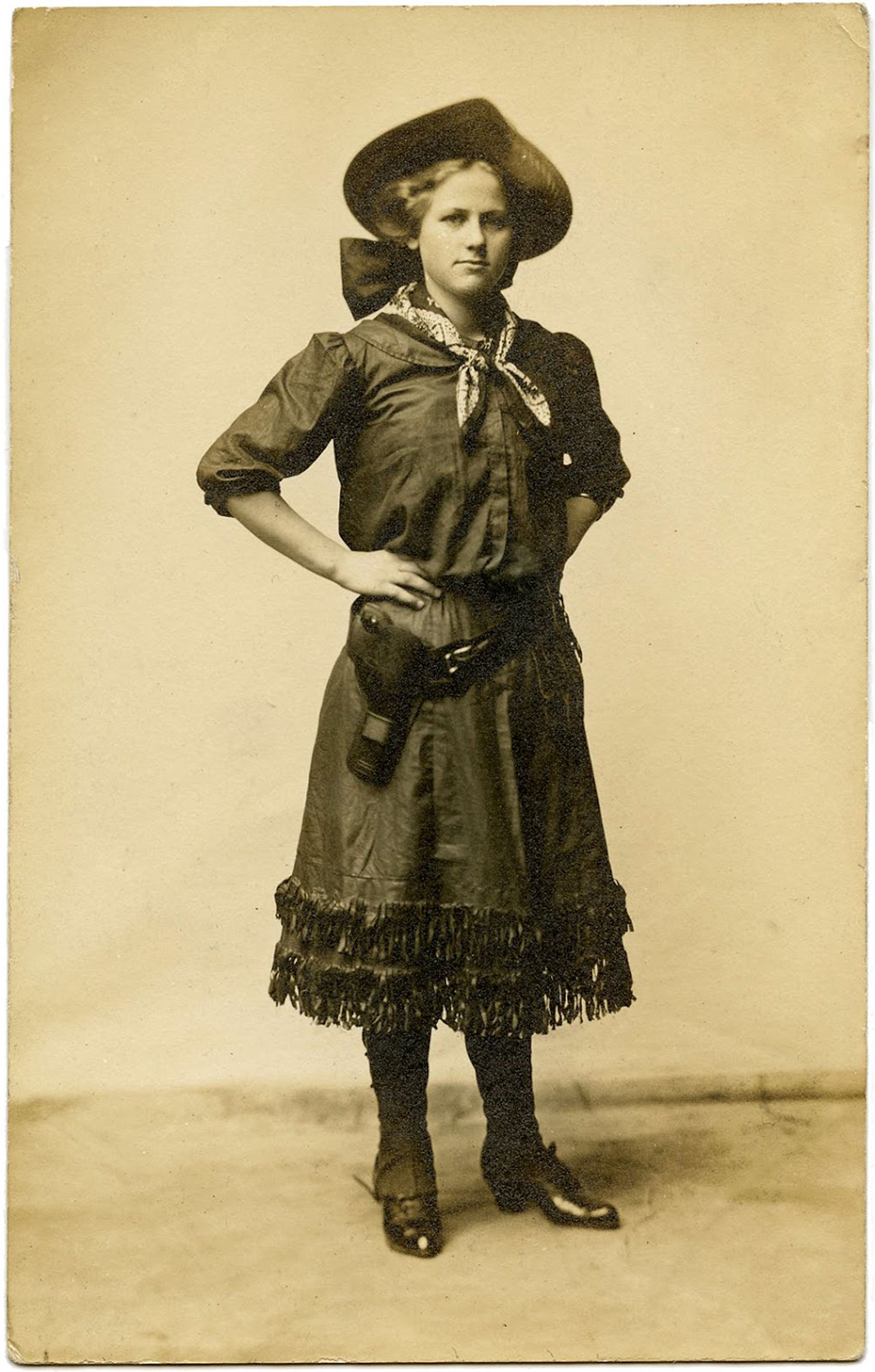 Old Photos - Vintage Cowgirl -3 - The 