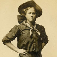photo of cowgirl