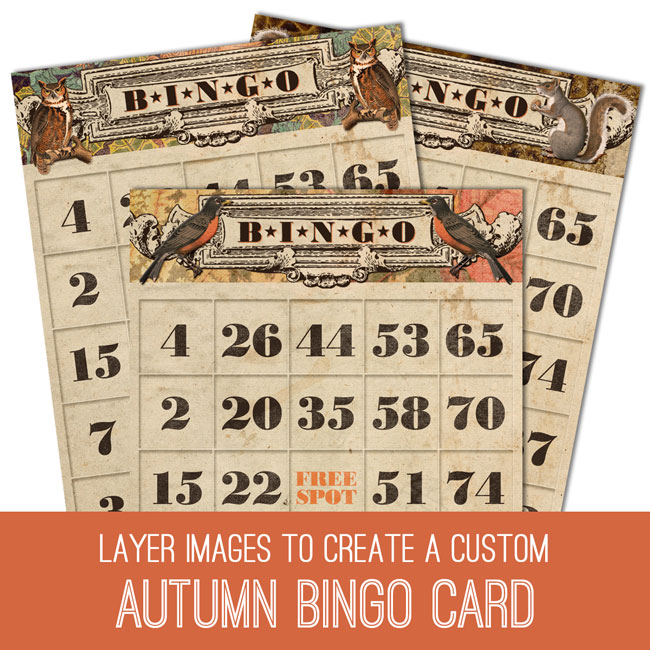 Fall Bingo cards