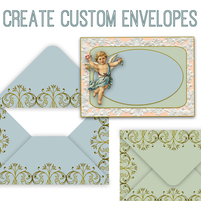 Favorite Things To Do with Photoshop Elements Create Custom Envelopes with Graphics Fairy Images