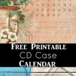 Free Printable Calendar 2019 for CD Case