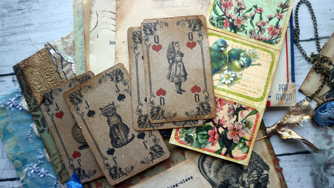 Alice in Wonderland cards