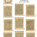 Antique Sheet Music Collage