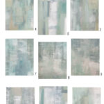 Abstract Paintings in Winter Tones