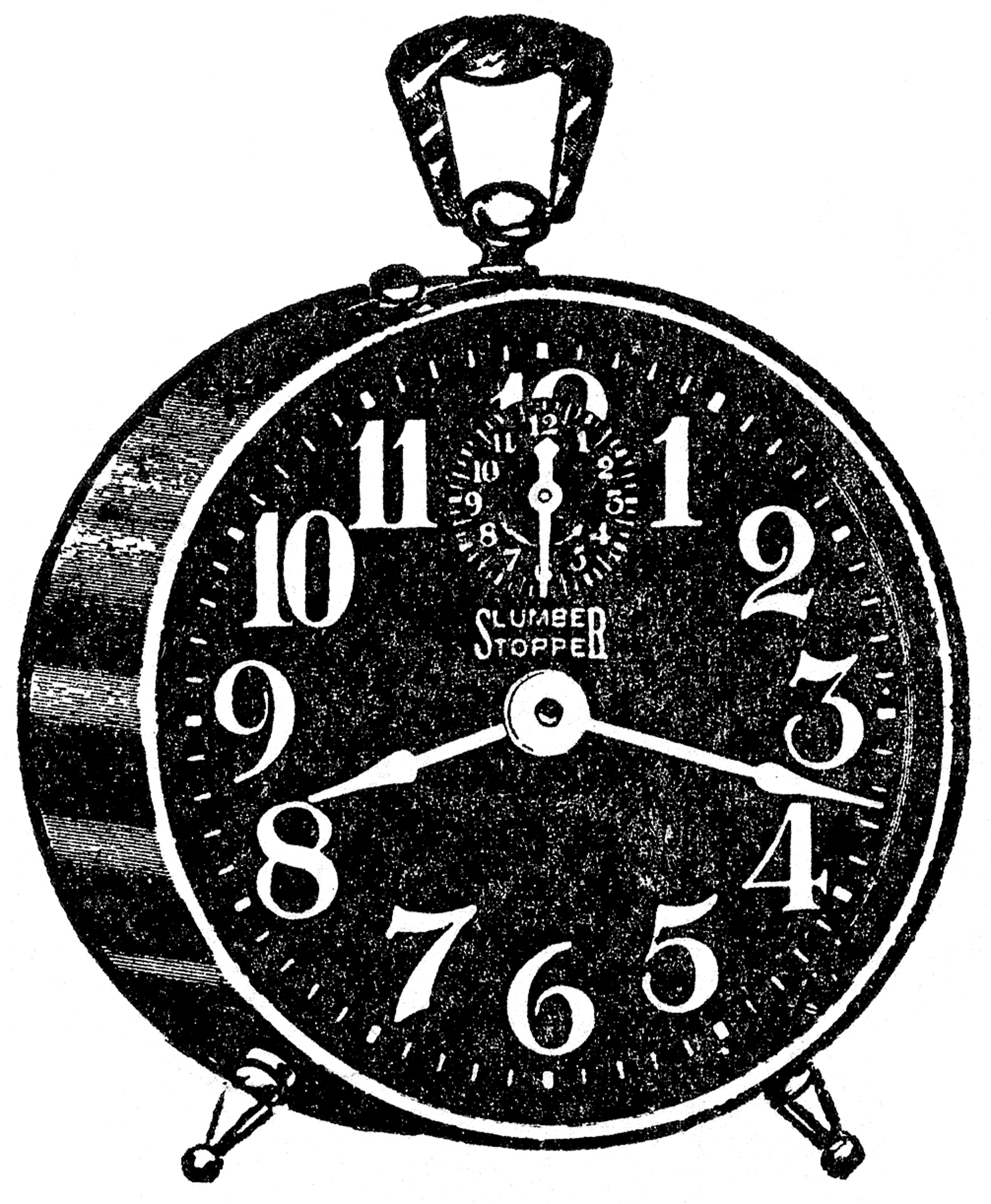 9 Clock Graphics - Vintage Alarm Clocks etc - Updated! - The Graphics Fairy