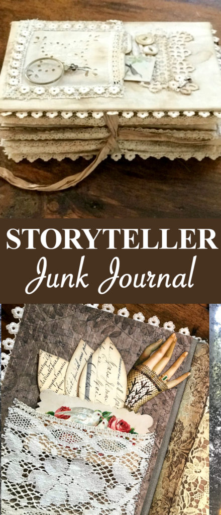 Storyteller Junk Journal Pin