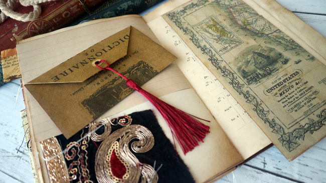 Details of ephemera for the Junk Journal