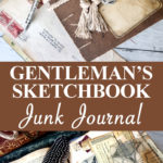 Gentlemans Sketchbook Junk Journal pin