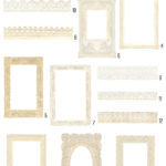 Paper Lace Frames Digital Bundle