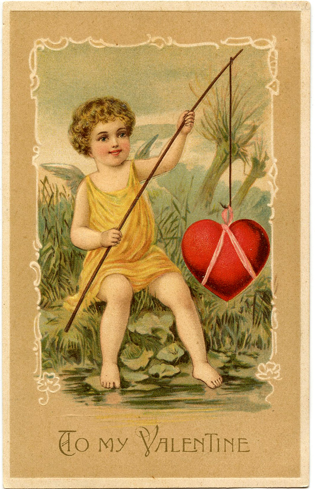 22 Victorian Vintage Valentine (Die Cuts!)! - The Graphics Fairy