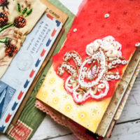 Vintage Valentine Junk Journal Feature