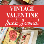 Vintage Valentine Junk Journal Pin